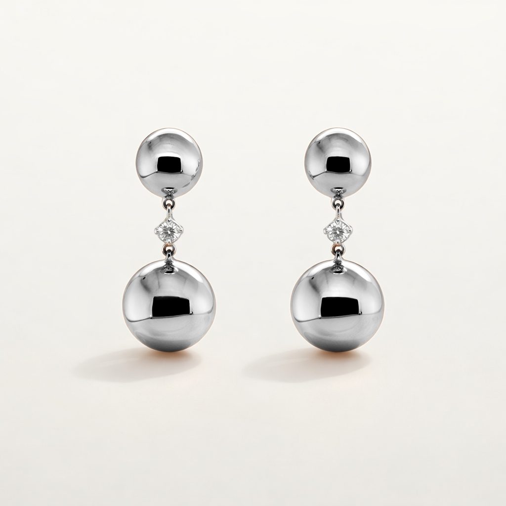 BOUCLES D’OREILLES BLOOM, PENDANTES