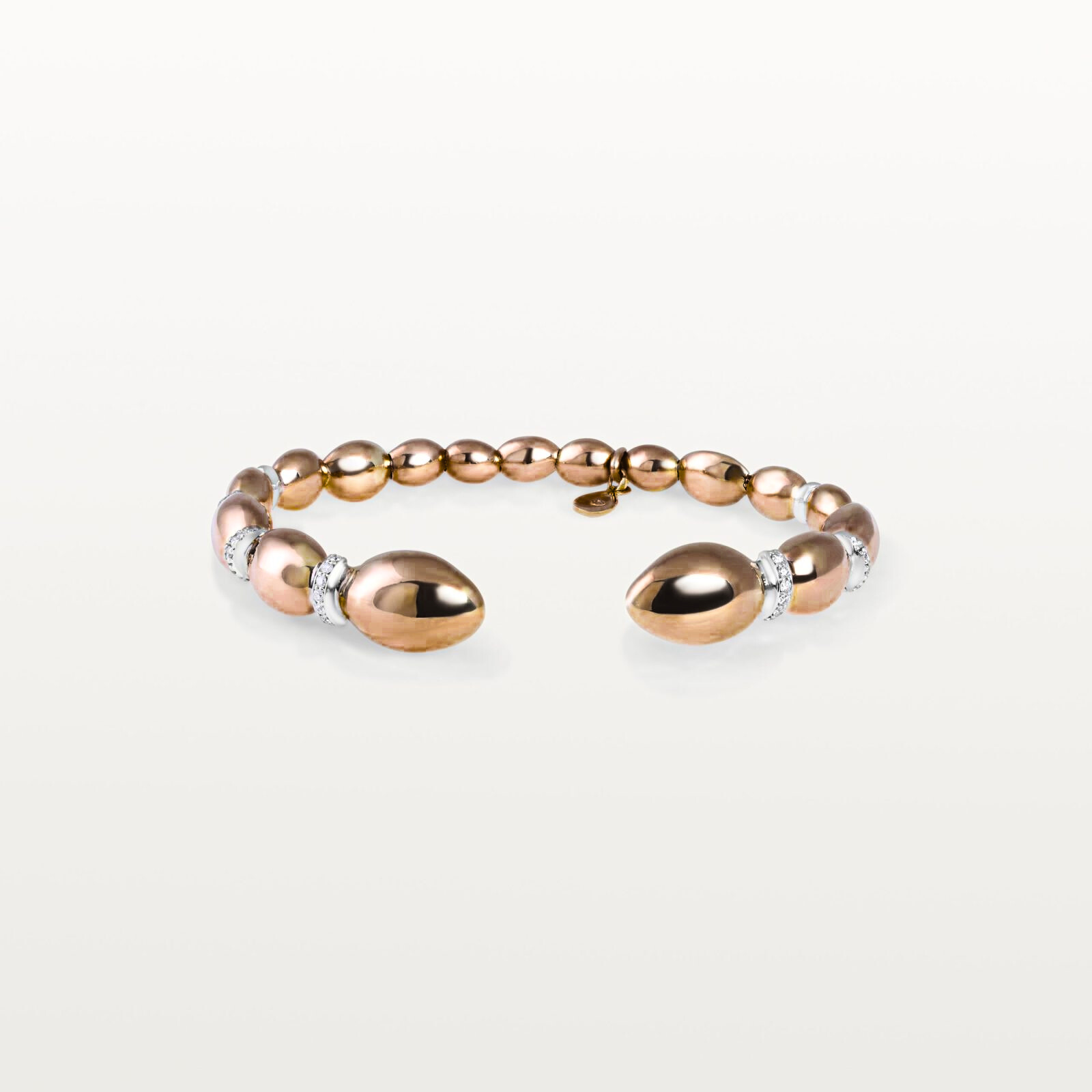 BRACELET BLOOM, OVALE, SERTI