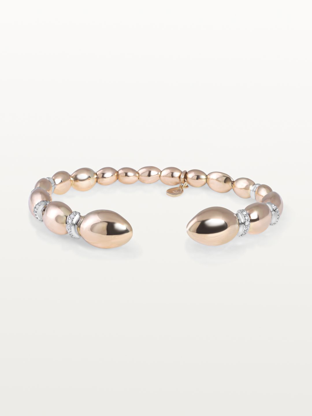 BRACELET BLOOM, OVALE, SERTI