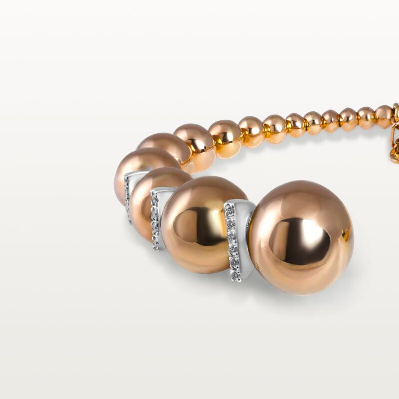 img src="collier.jpg" alt="collier choker en or rose avec sphères polies et diamants design moderne"