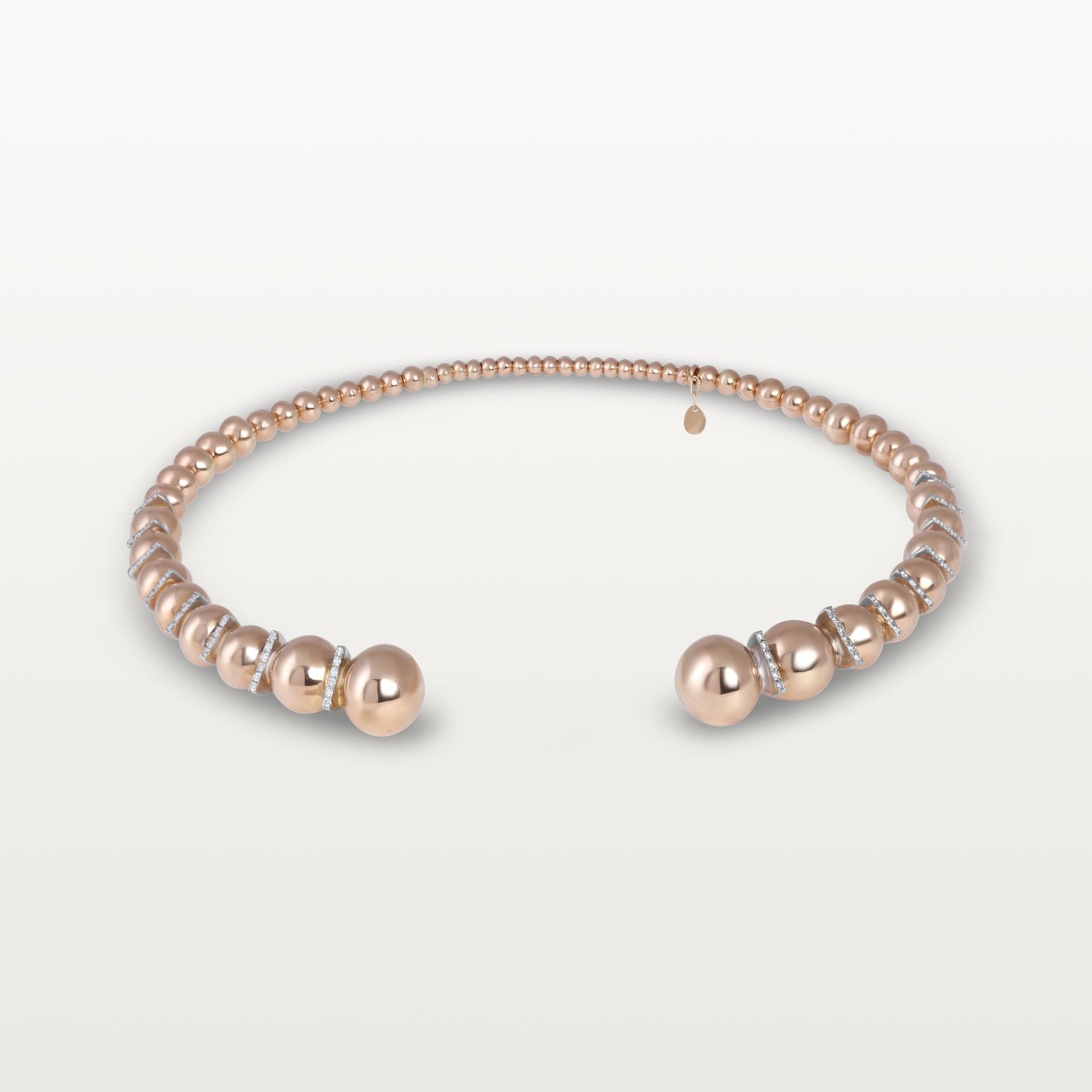 COLLIER CHOCKER BLOOM, GRAND MODELE, SERTI