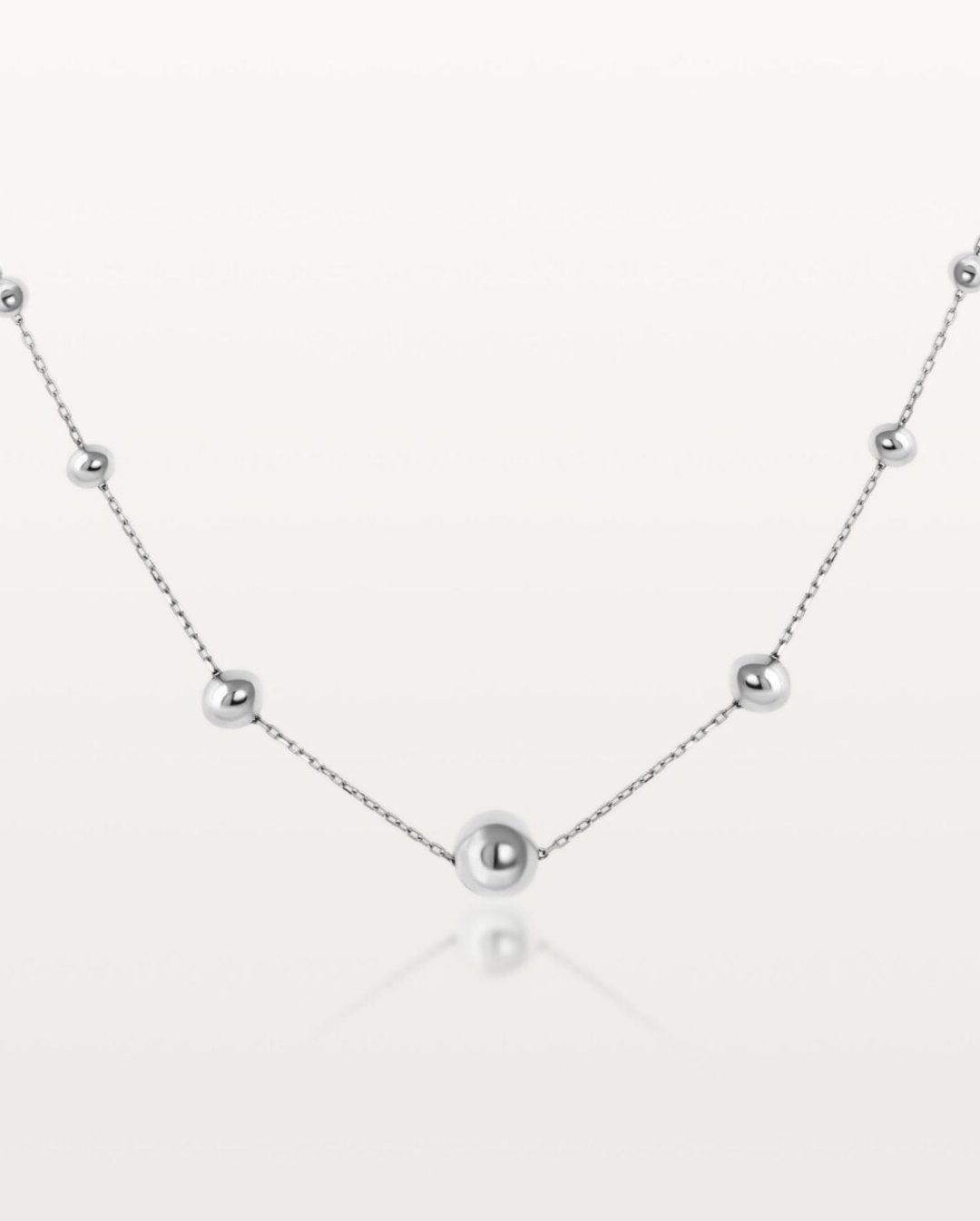 COLLIER BLOOM, CHAÎNE PONCTUÉE DE SPHÈRES