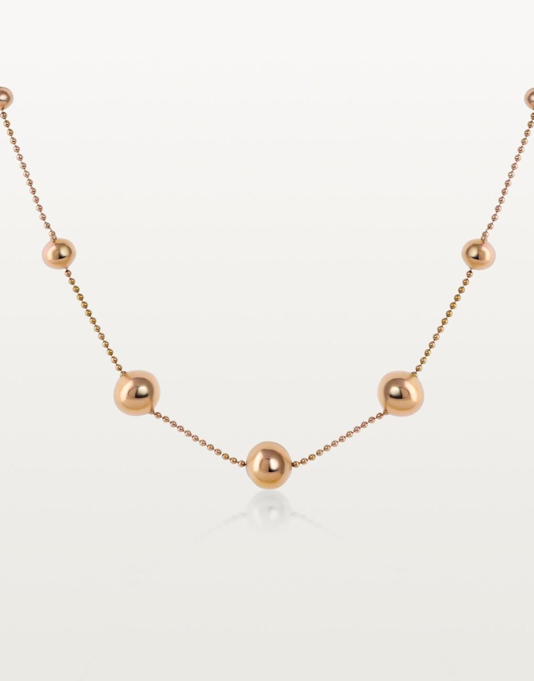 COLLIER BLOOM, CHAÎNE PONCTUÉE DE SPHÈRES