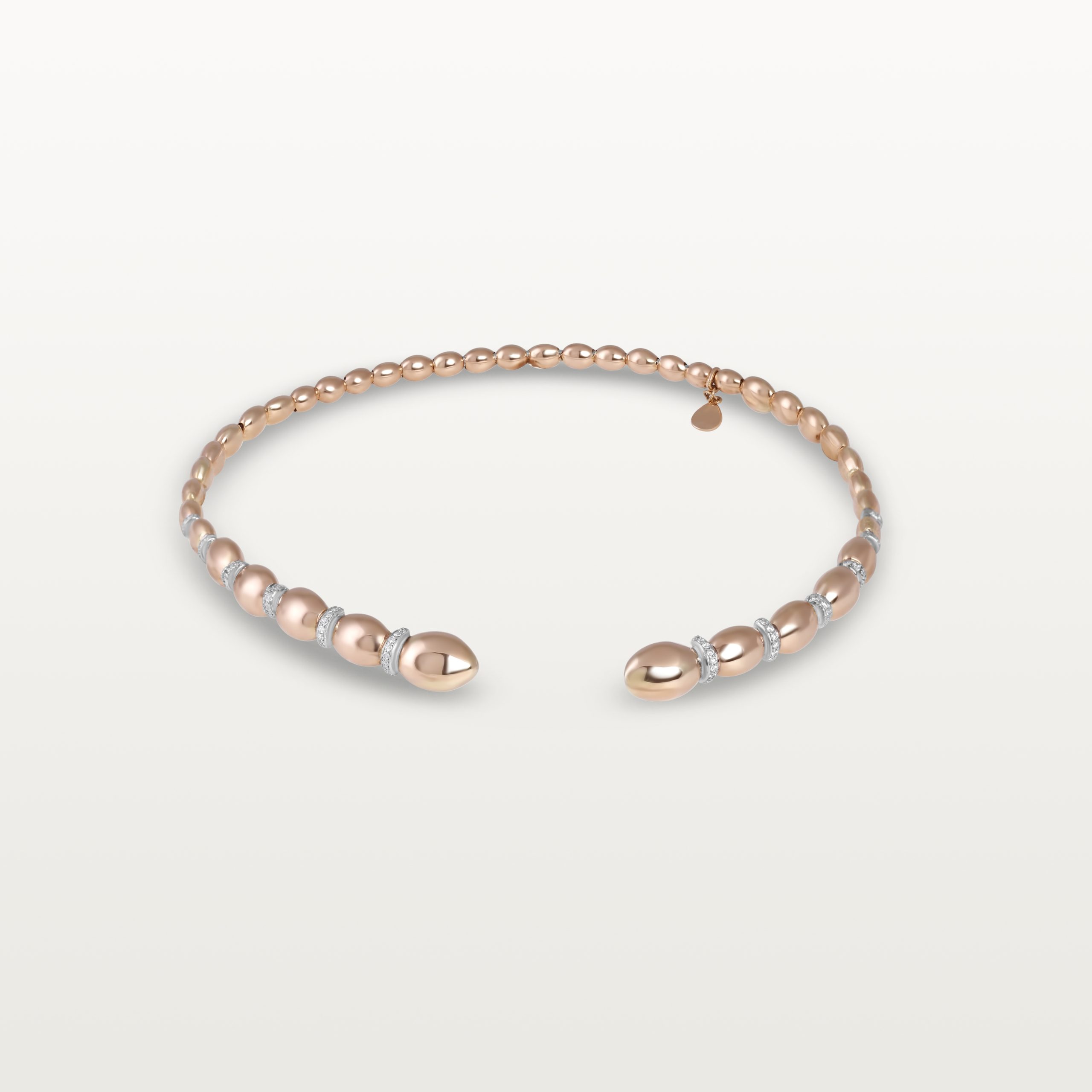 COLLIER CHOKER BLOOM, OVALE, SERTI