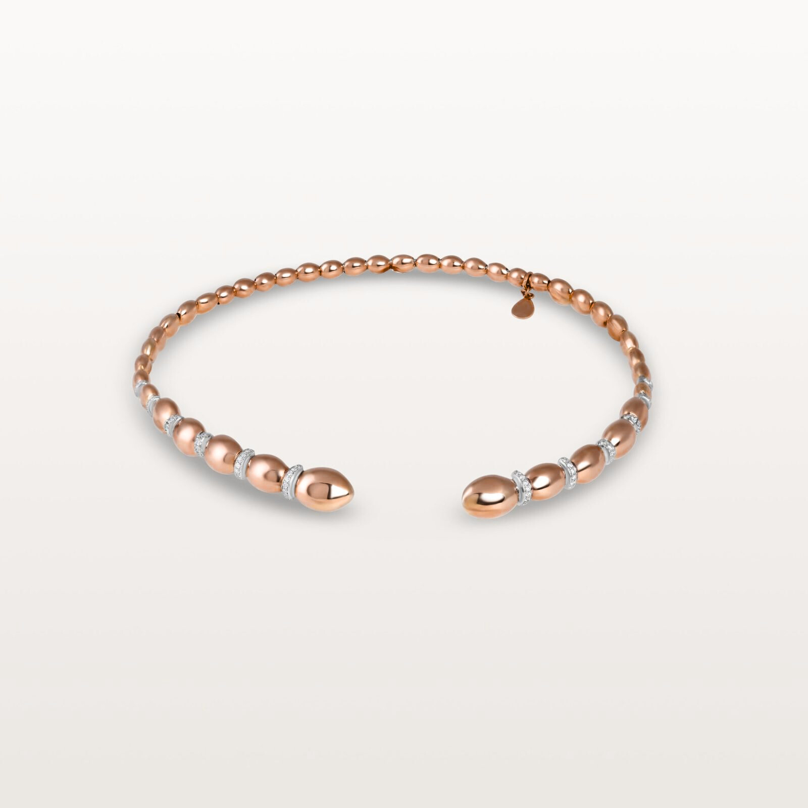 COLLIER CHOKER BLOOM, OVALE, SERTI