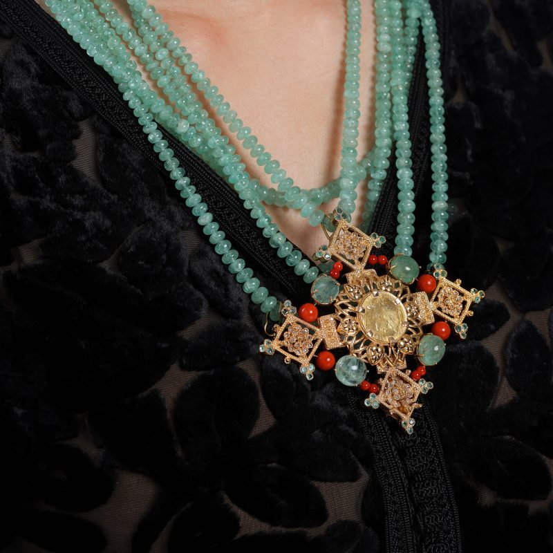 collier-mteja-bijoux-traditionnelle-marocain-beldi-ancien-kara.s-maroc-hommage-au-passé 3