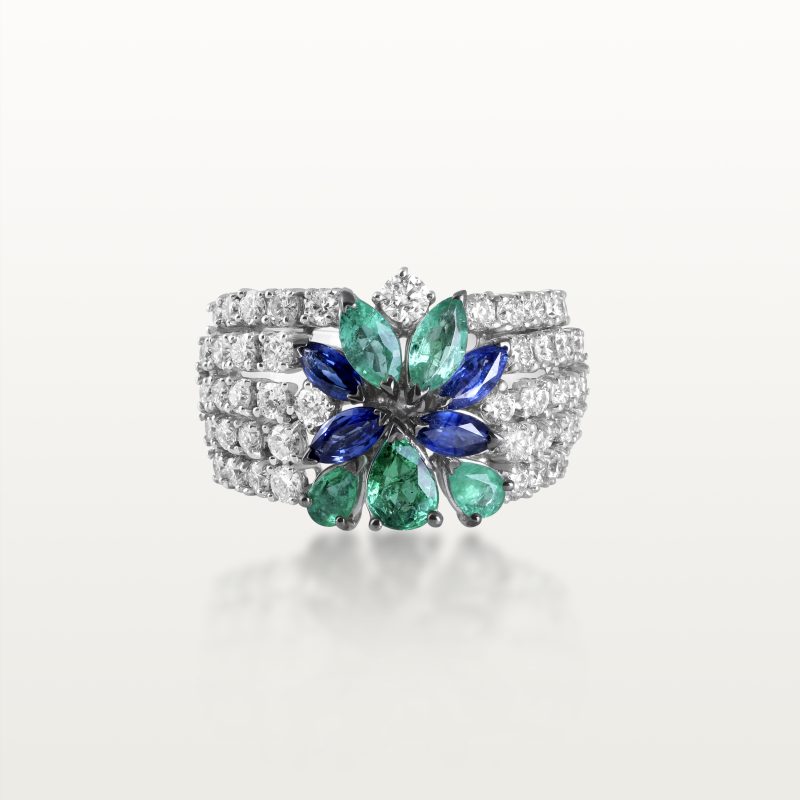 bague-diamants-blanc-saphirs-emeraude-floral-haute-joaillerie2-les-fleurs-du-bien