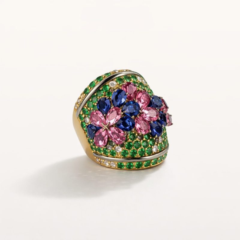 bague-haute-joaillerie-saphirs-rose-saphirs-bleu-emeraude-diamants-blanc-motif-floral-le-lac-des-cygnes2