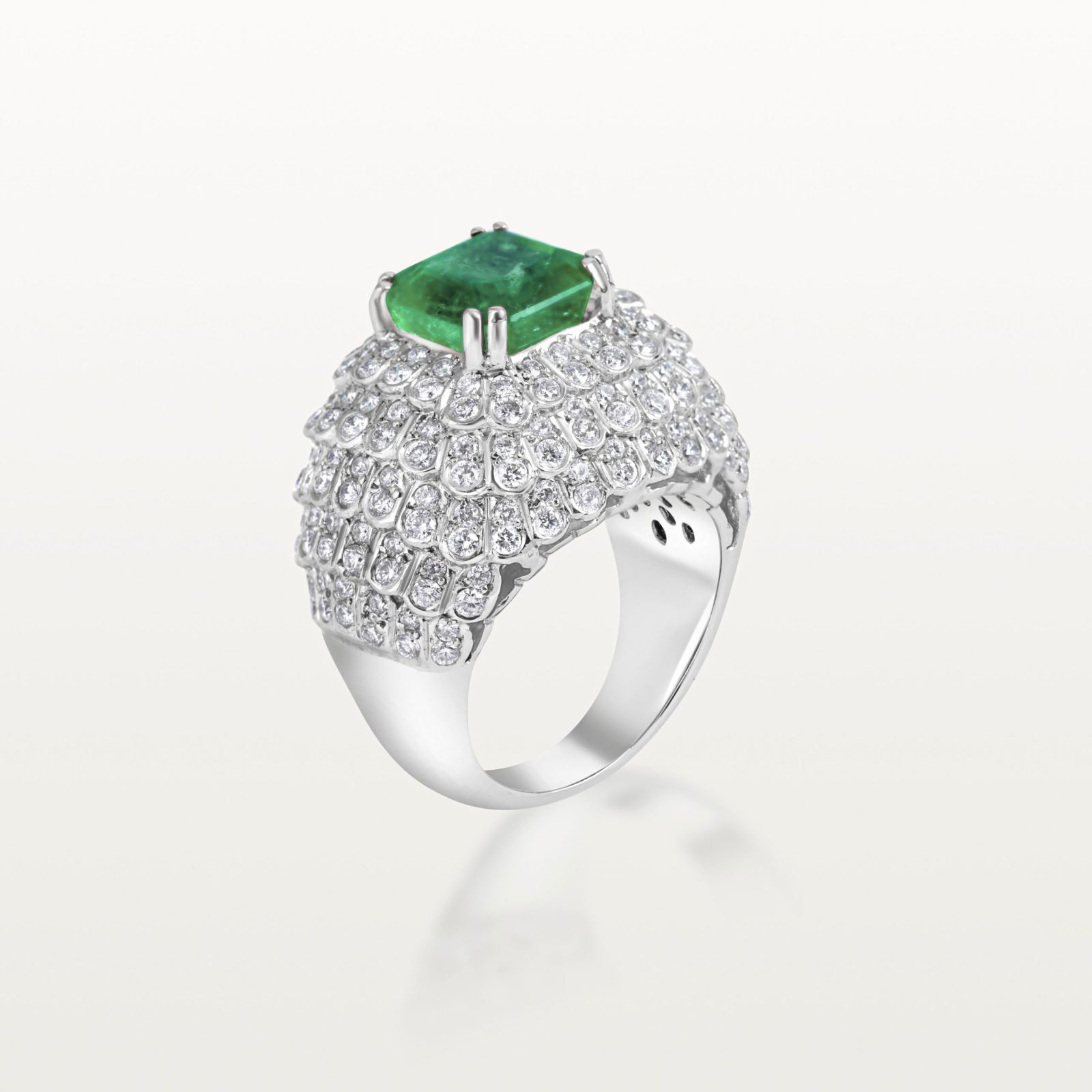 BAGUE LES IMPÉRIALES, DÔME D’ÉMERAUDE