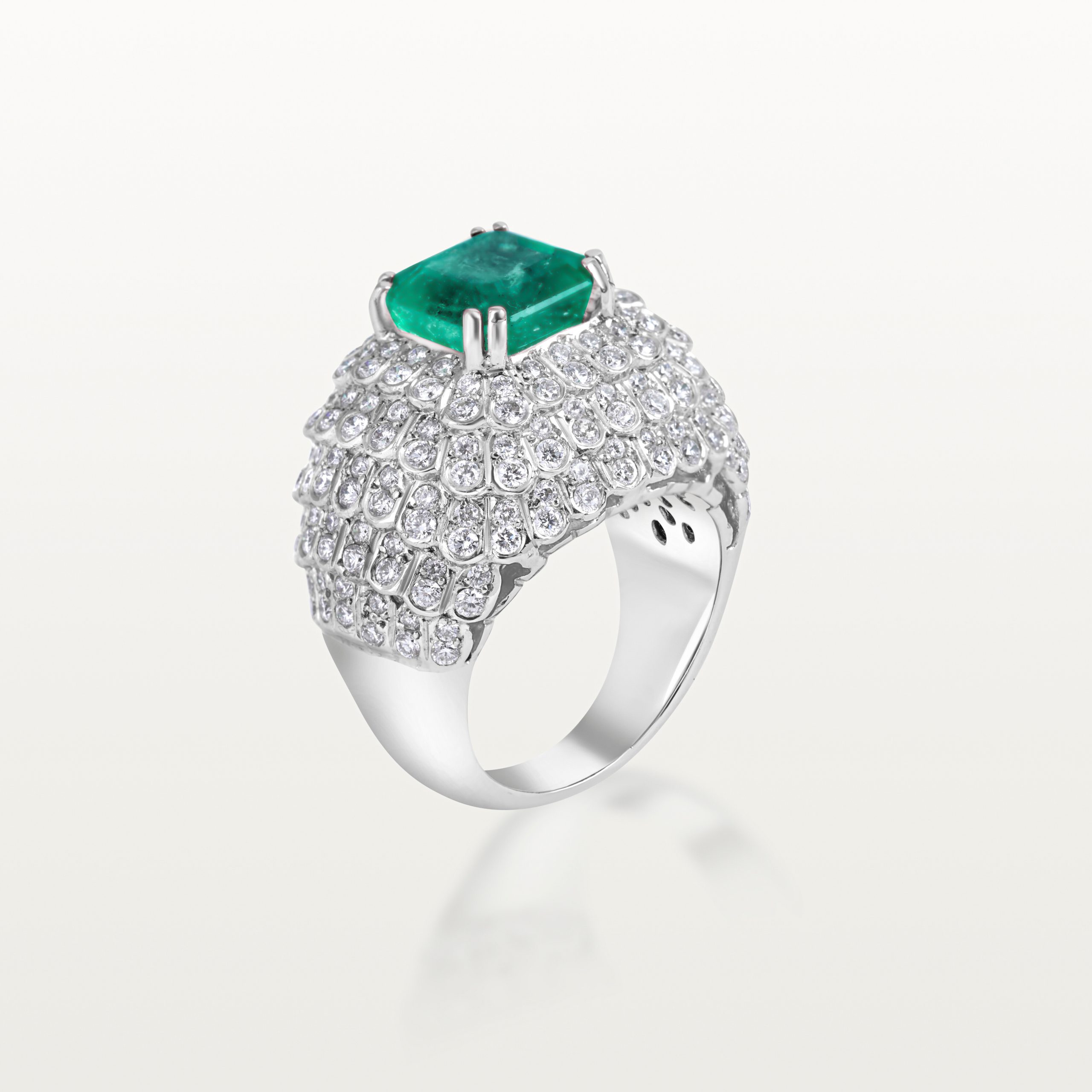 BAGUE LES IMPÉRIALES, DÔME D’ÉMERAUDE