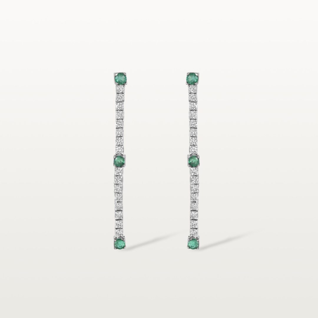 CHUTES LES KLASSIQUES, DIAMANTS ET ÉMERAUDES ALTERNÉS