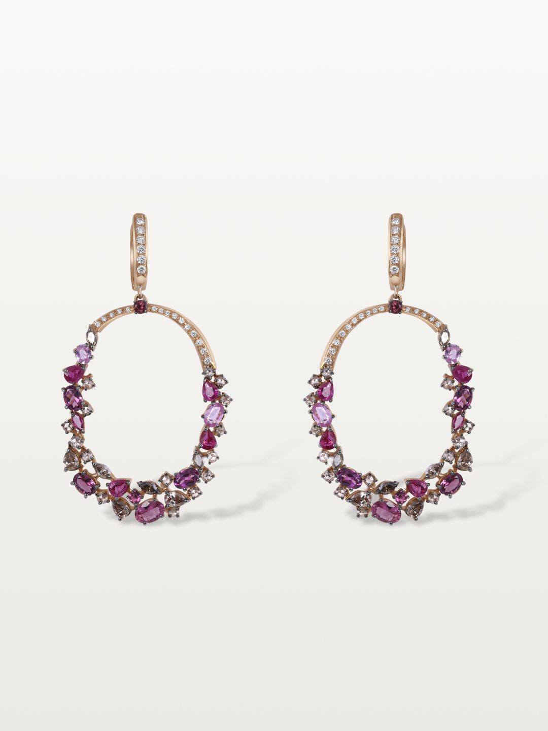 BOUCLE D’OREILLE LE LAC DES CYGNES, HALO DE PÉTALE