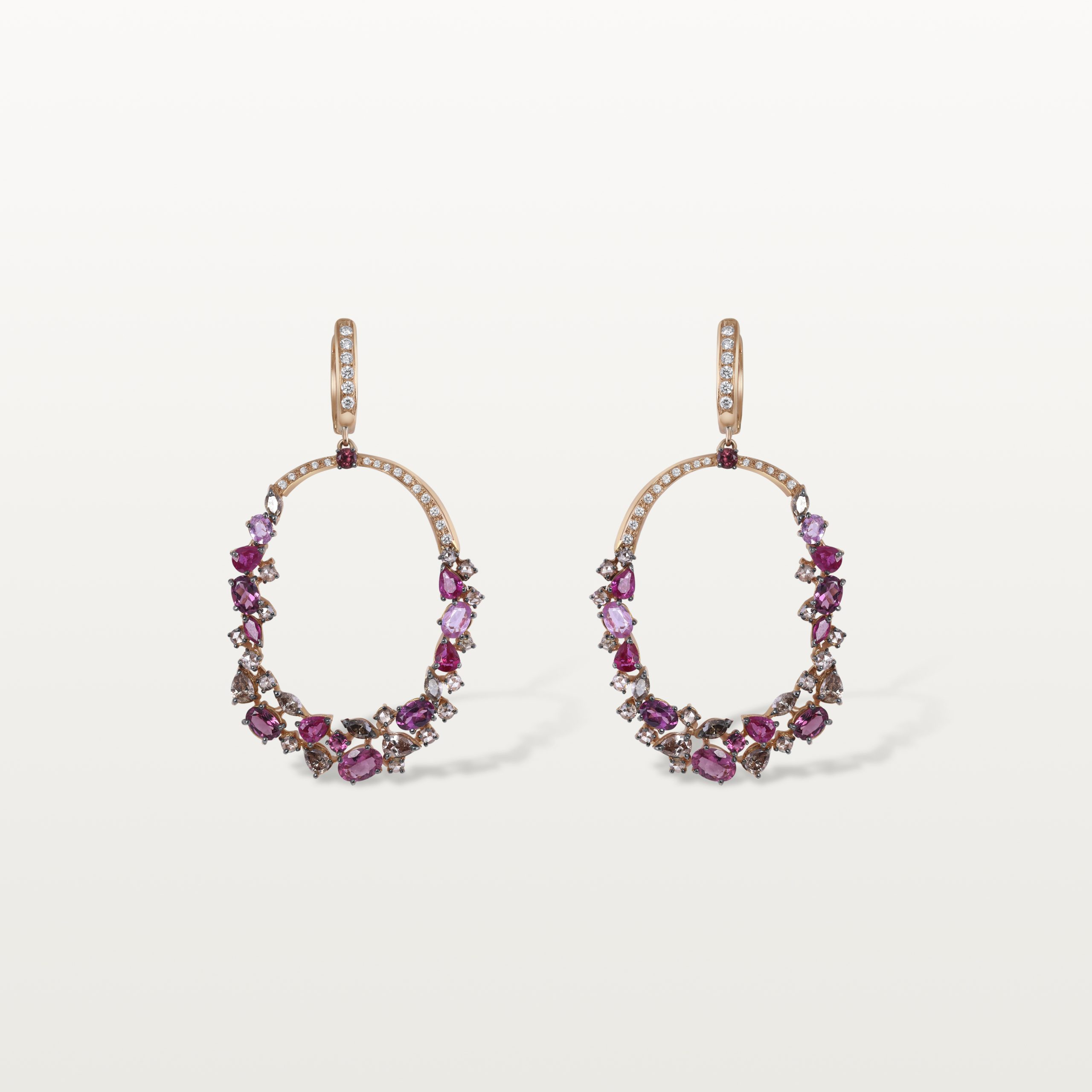 BOUCLES D’OREILLES LE LAC DES CYGNES, HALO DE PÉTALE