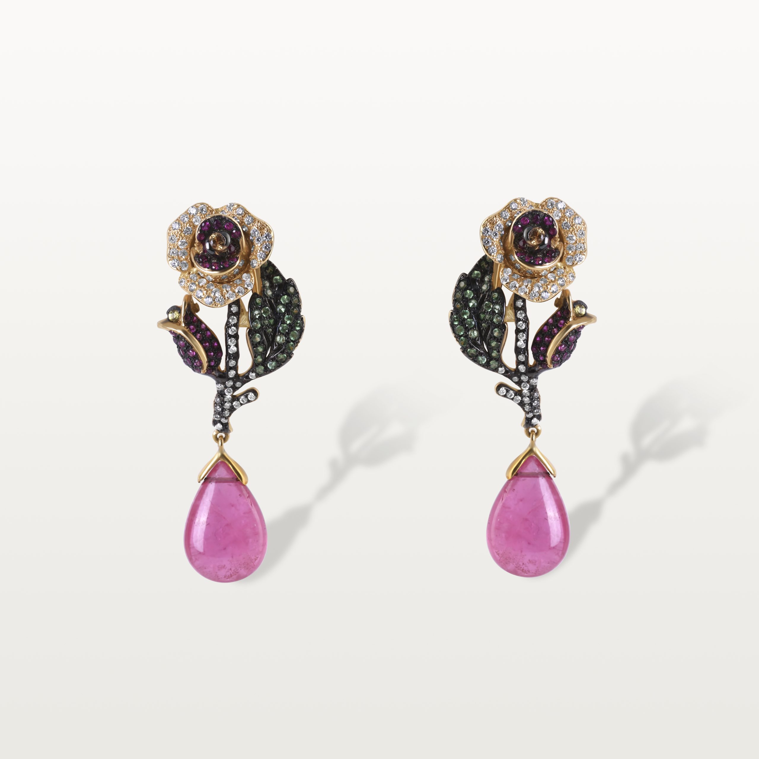 BOUCLES LES FLEURS DU BIEN, ROSES PRÉCIEUSES