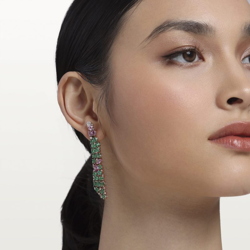boucles-d’oreilles-diamants-blanc-saphir-rose-emeraude-haute-joaillerie-kara.s-maroc2-le-lac-des-cygnes