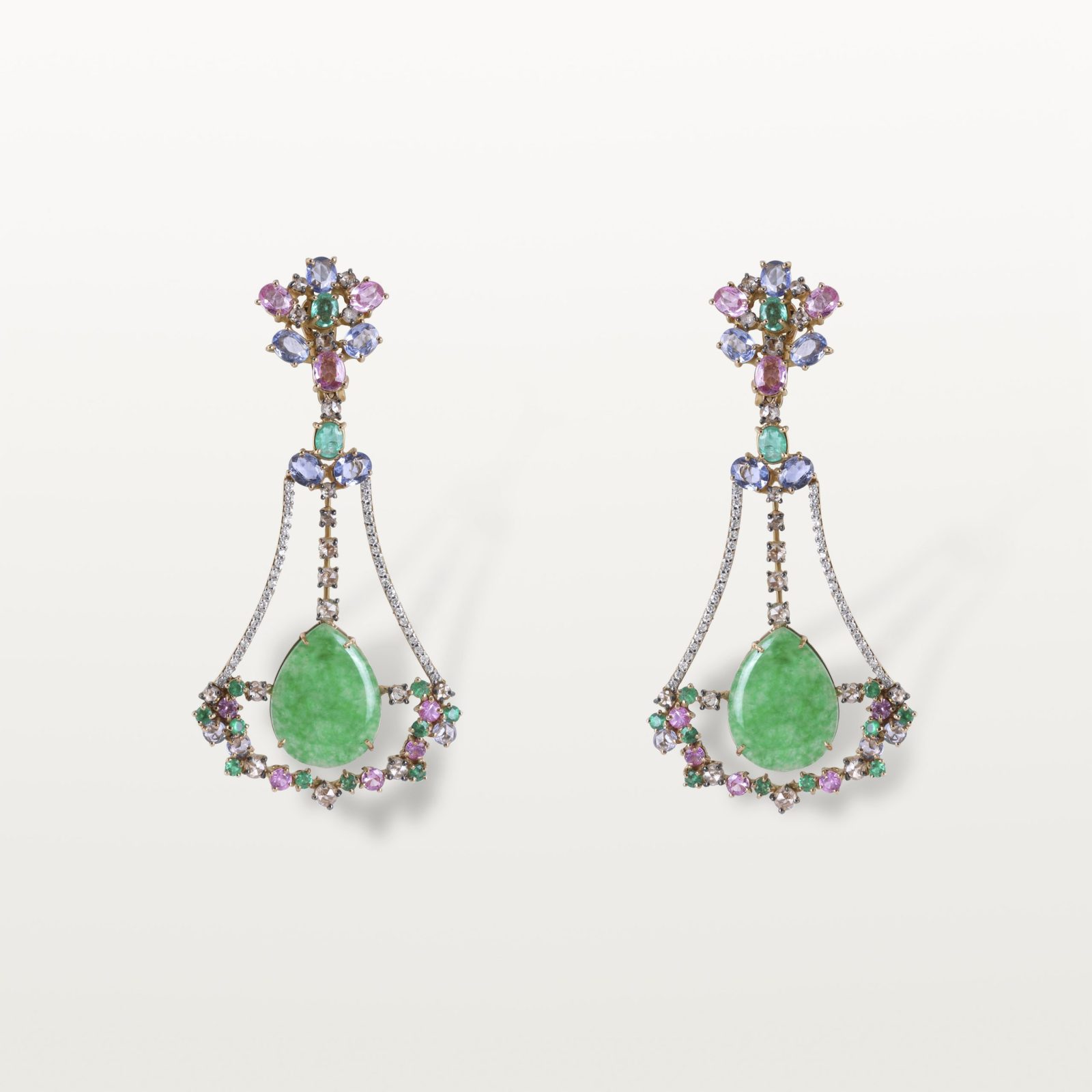 boucles-d’oreilles-haute-joaillerie-diamants-blanc-rosas-marron-saphirs-bleu-emeraude-kara.s2-le-lac-des-cygnes