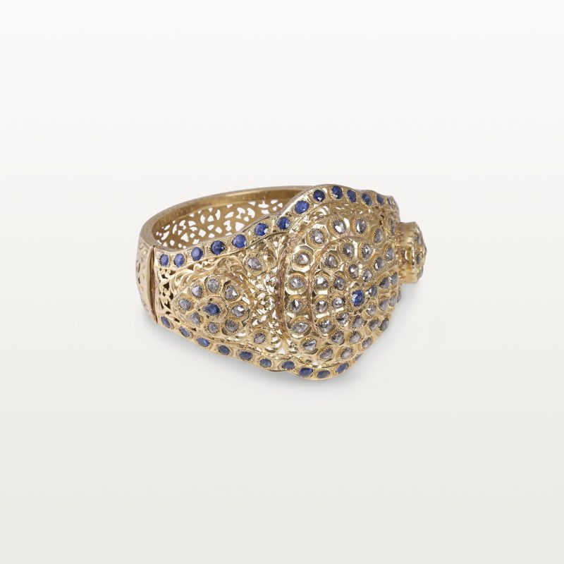 bracelet-beldi-ancien-saphirs-bleu-bijoux-traditionnelle-marocain-kara.s2-hommage-au-passé