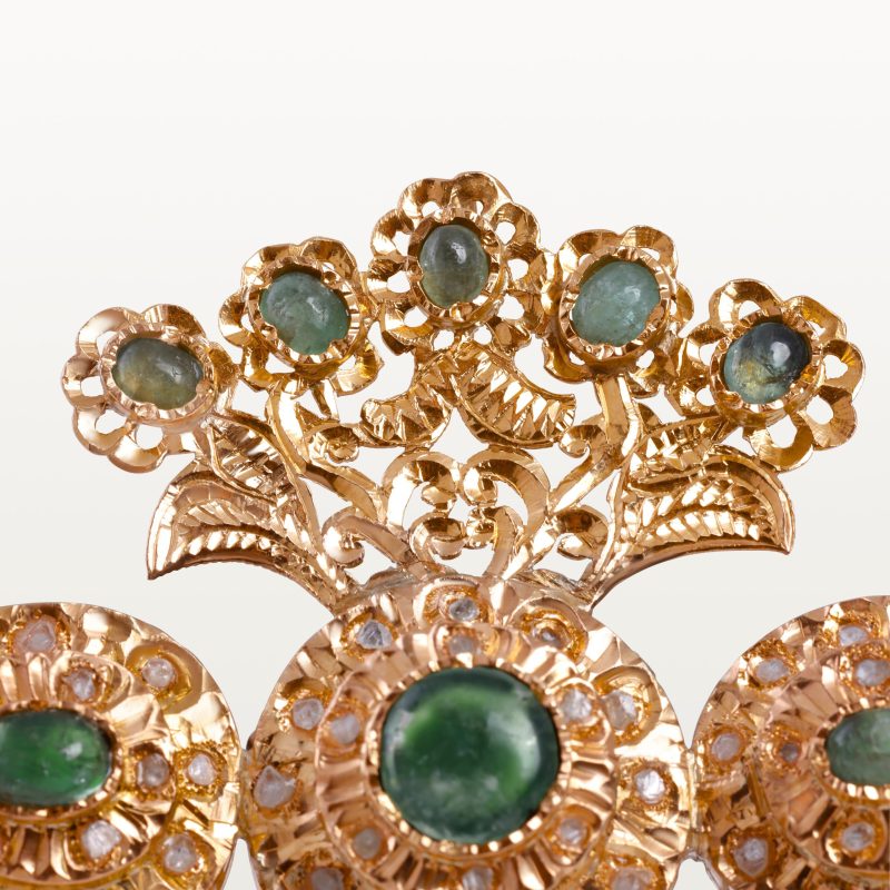 broche-achofnar-motif-floraux-chainette-bijoux-beldi-marocain-kara.s-hommage-au-passé 2