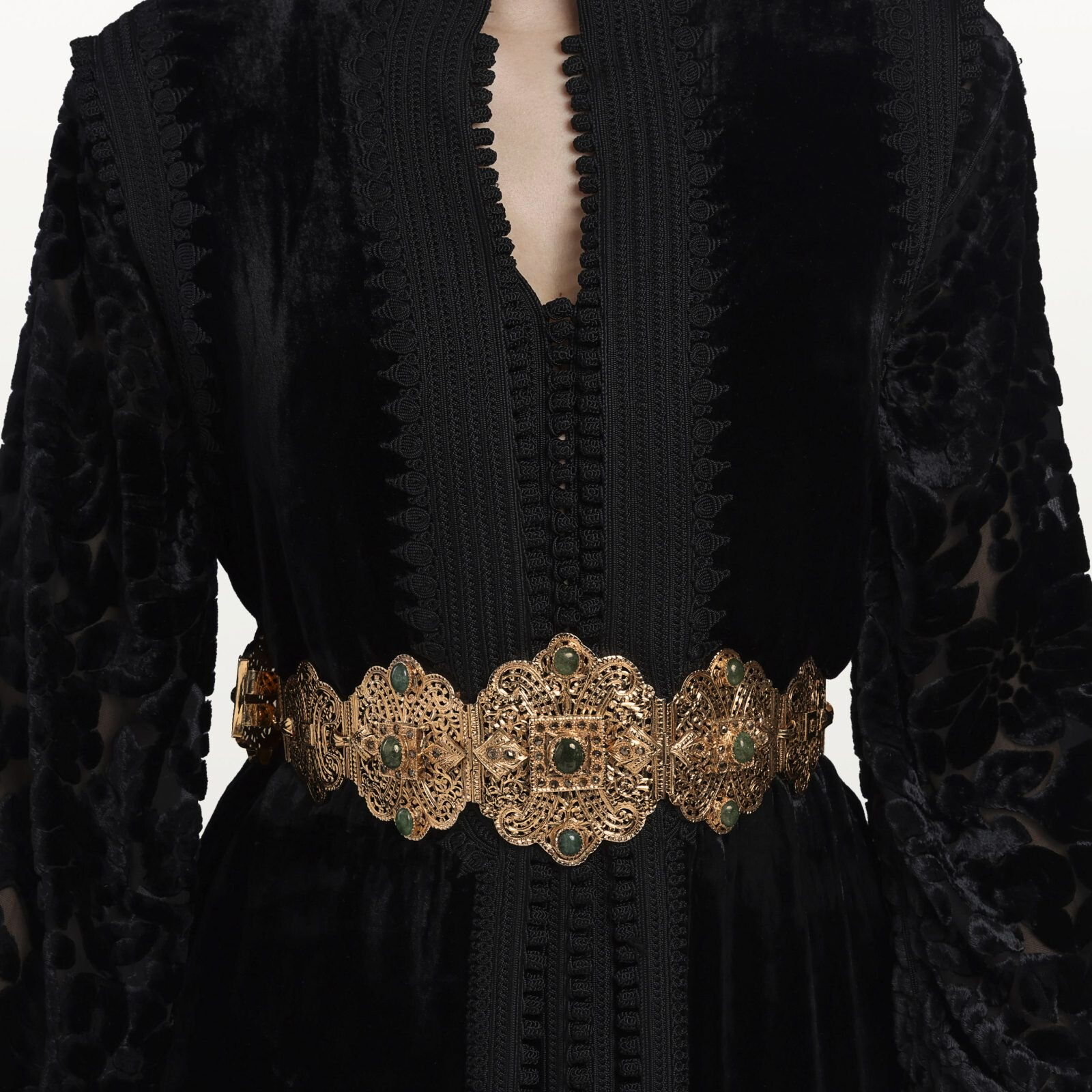 ceinture-or-mdama-bijoux-traditionelle-marocain-beldi-ancien-hommage-au-passé – Modifié