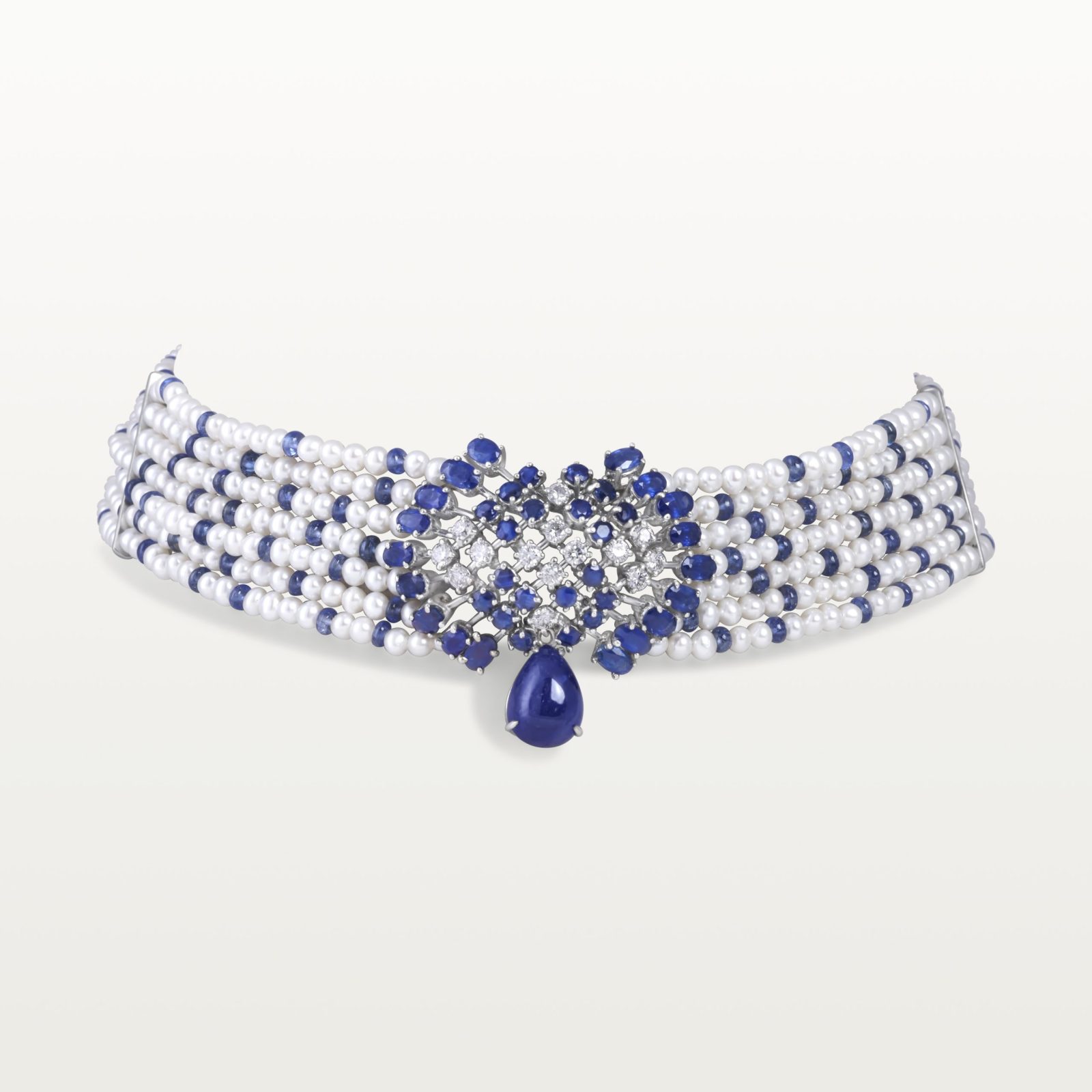 choker-collier-diamants-blanc-saphirs-bleu-perles-haute-joaillerie-le-lac-des-cygnes
