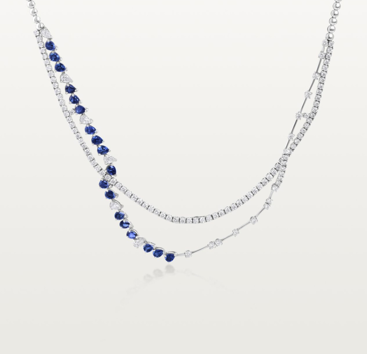 COLLIER LES IMPÉRIALES, CHUTE DE SAPHIR