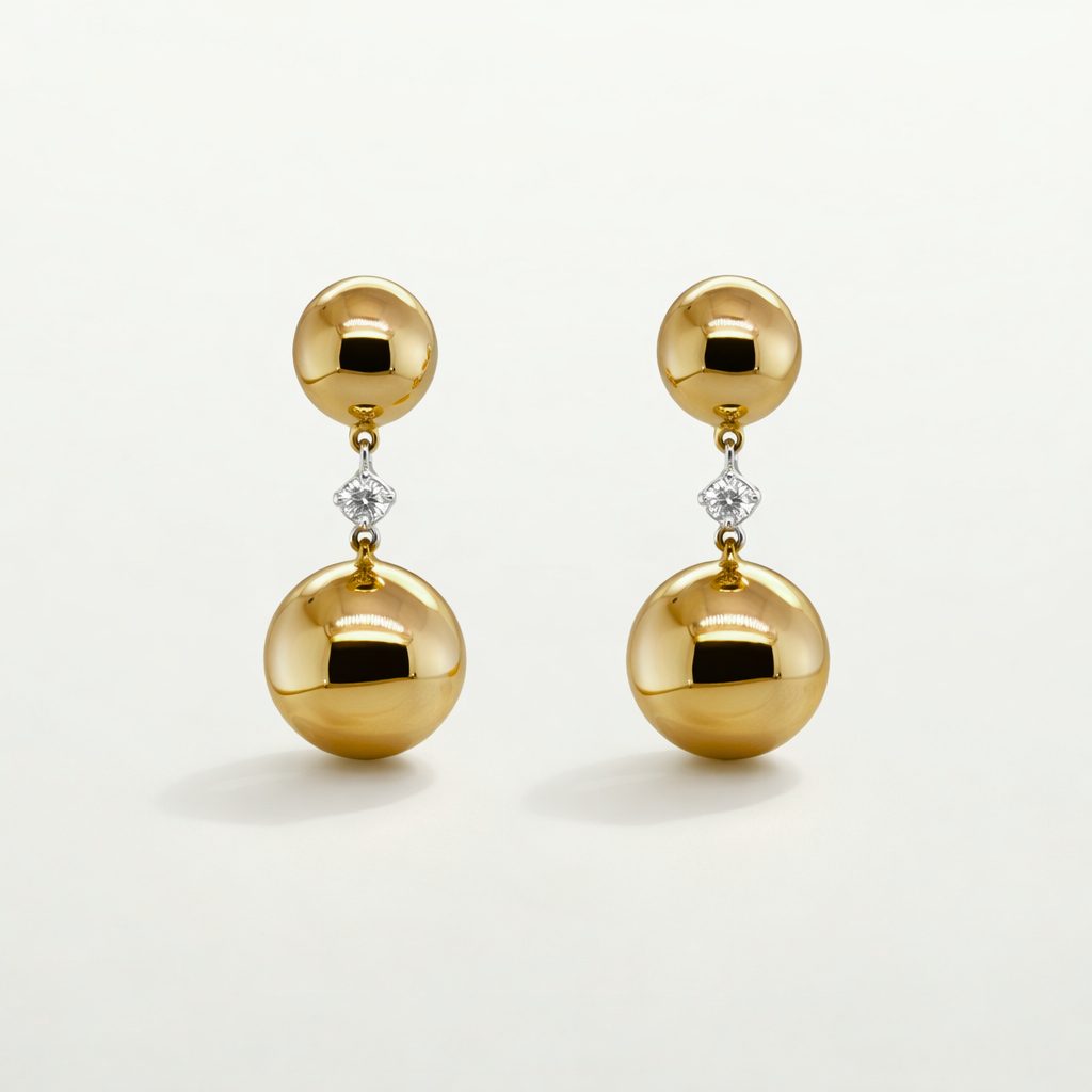 BOUCLES D’OREILLES BLOOM, PENDANTES