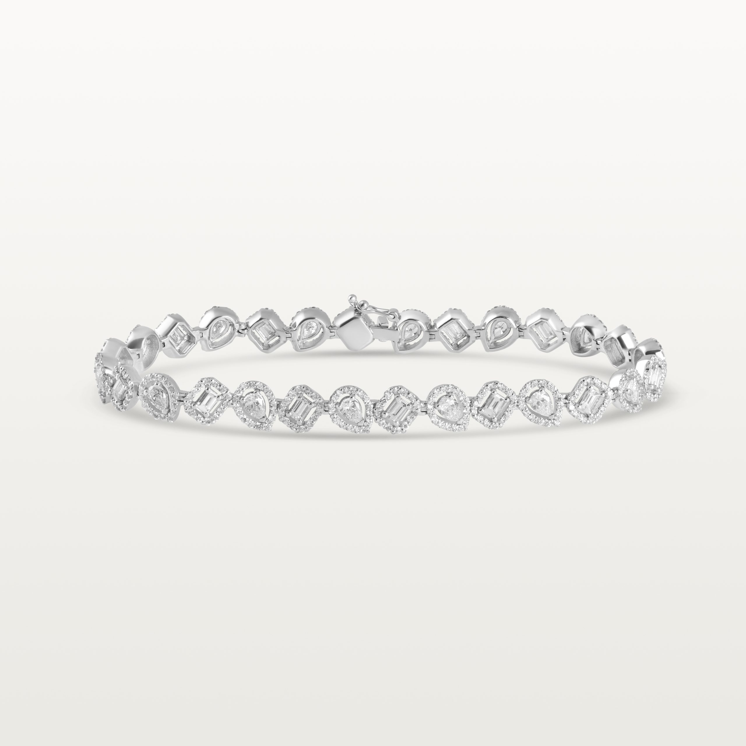 BRACELET TENNIS LES KLASSIQUES, DIAMANTS MULTIFORMES