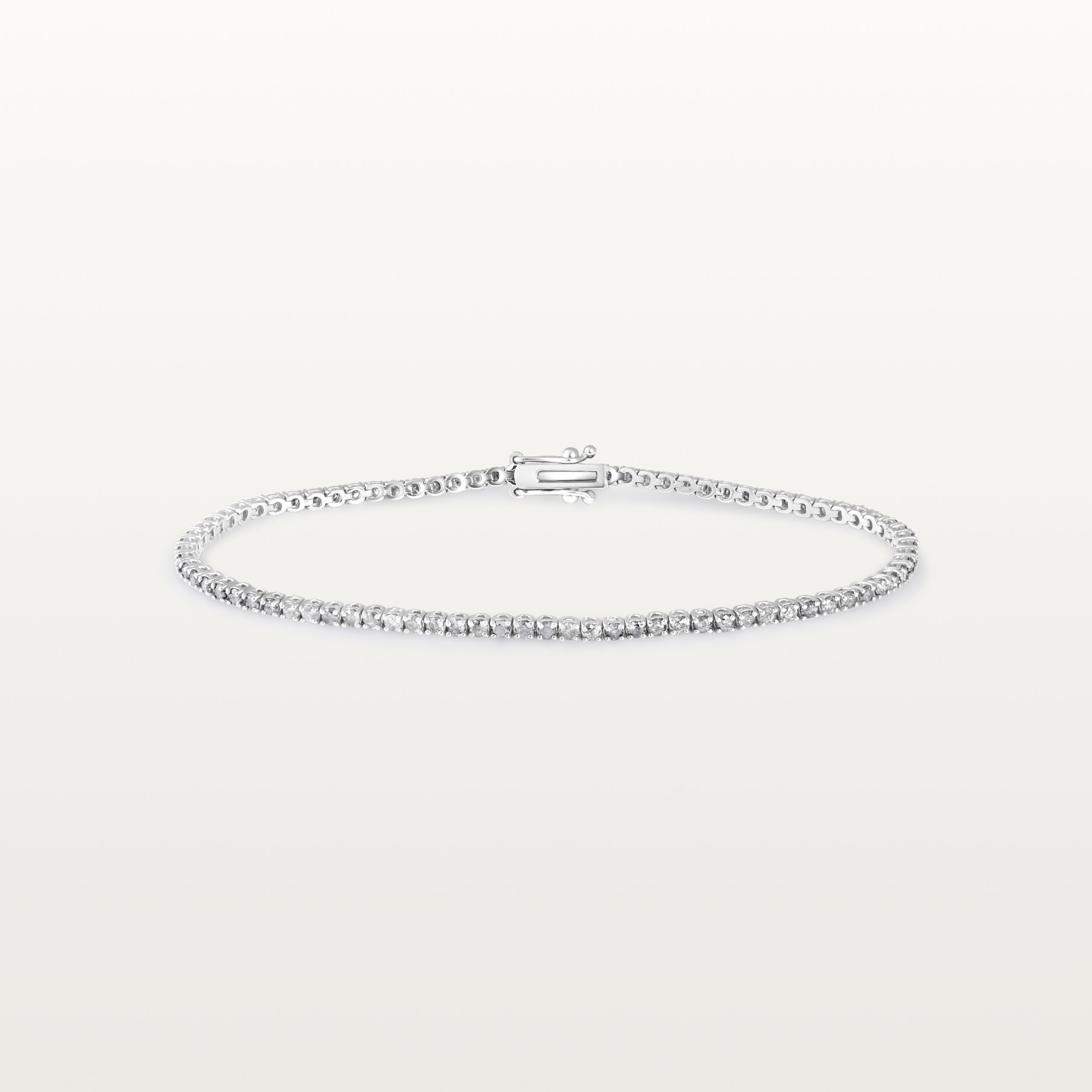 BRACELET TENNIS LES KLASSIQUES, DIAMANTS GRIS