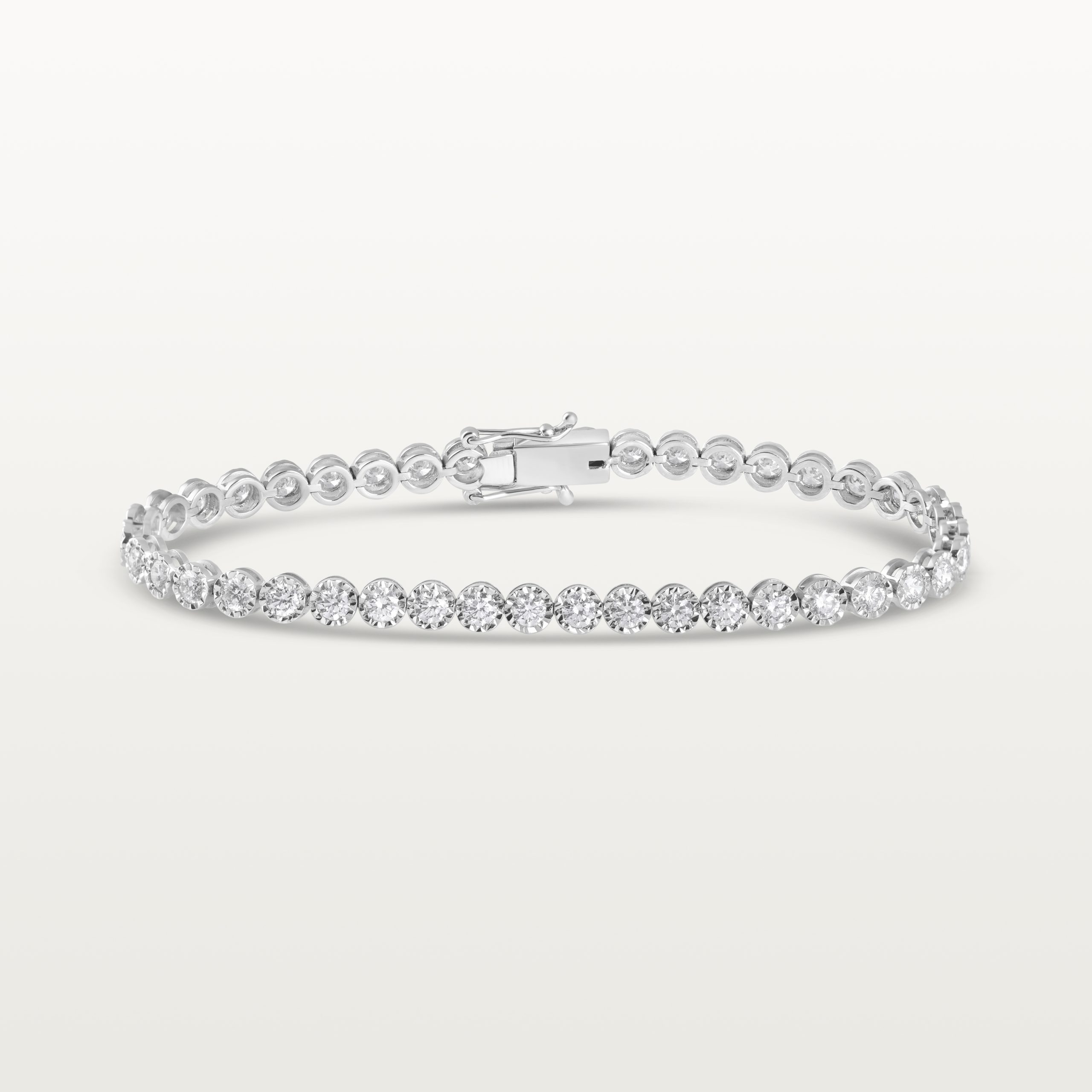 BRACELET TENNIS LES KLASSIQUES, DIAMANTS RONDS SERTIS CLOS