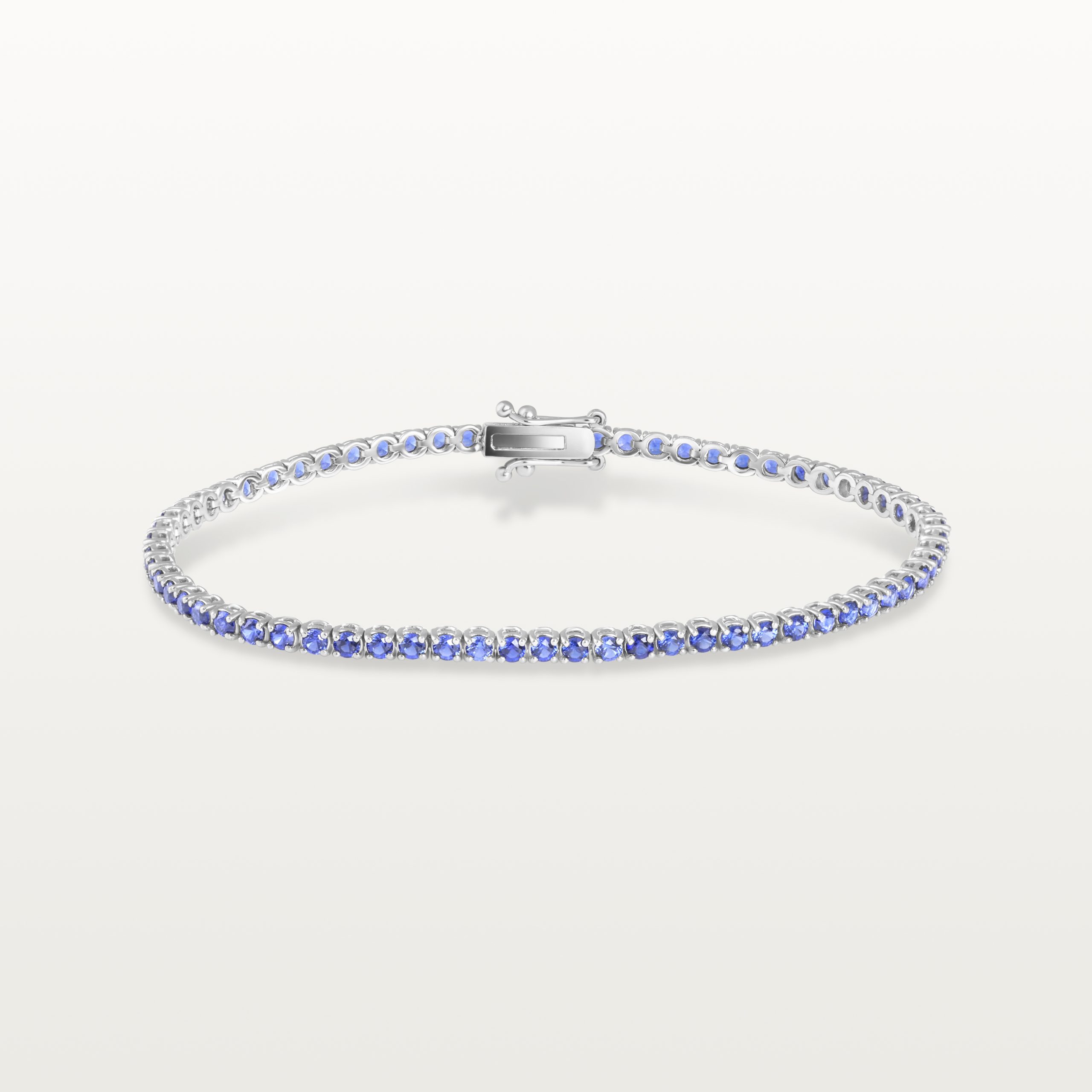 BRACELET TENNIS LES KLASSIQUES, SAPHIR BLEU