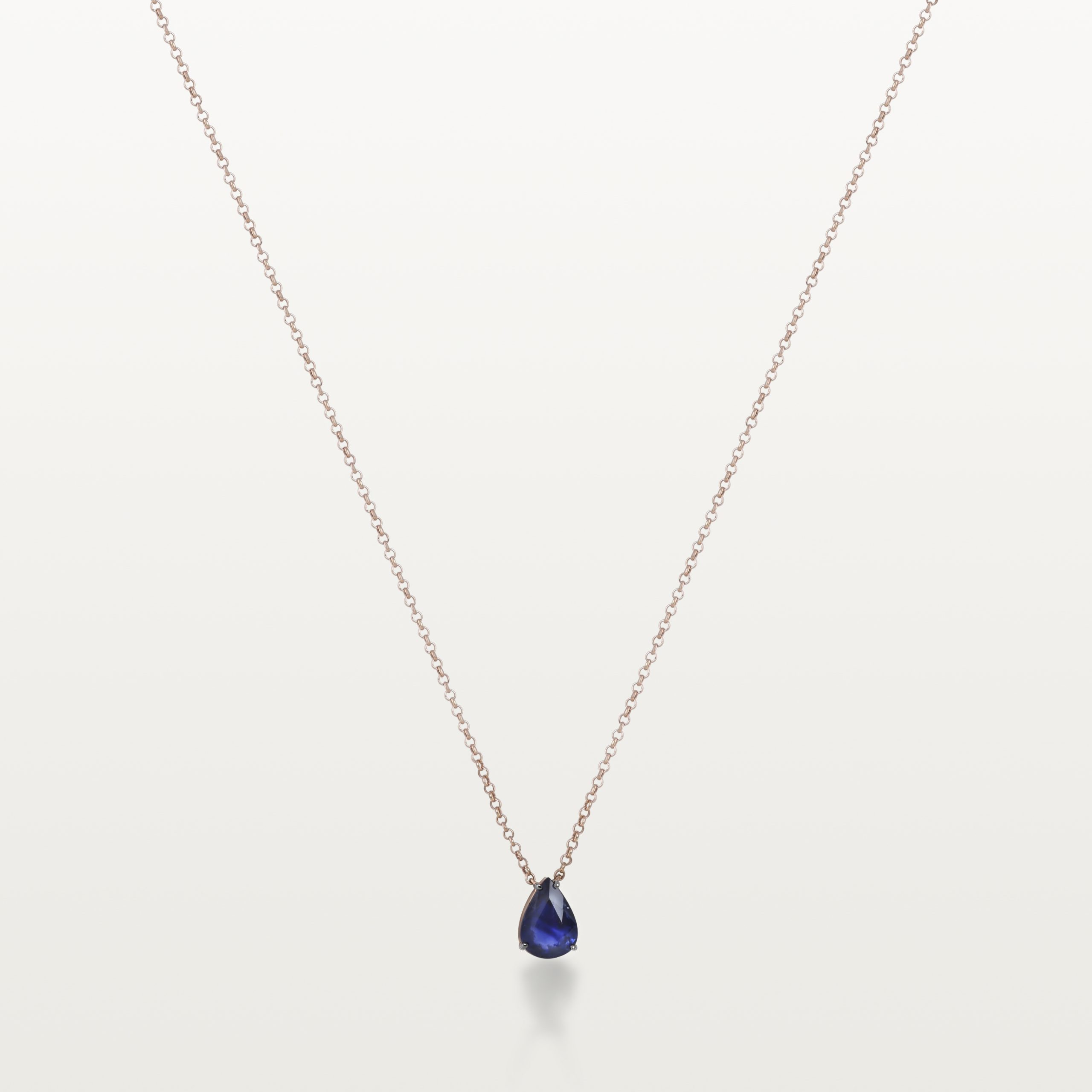 PIERRE AU COU LES KLASSIQUES, POIRE SAPHIR BLEU MONTÉE EN GRAPPE