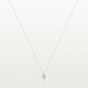 PIERRE AU COU LES KLASSIQUES, SOLITAIRE DIAMANT SERTI CLOS