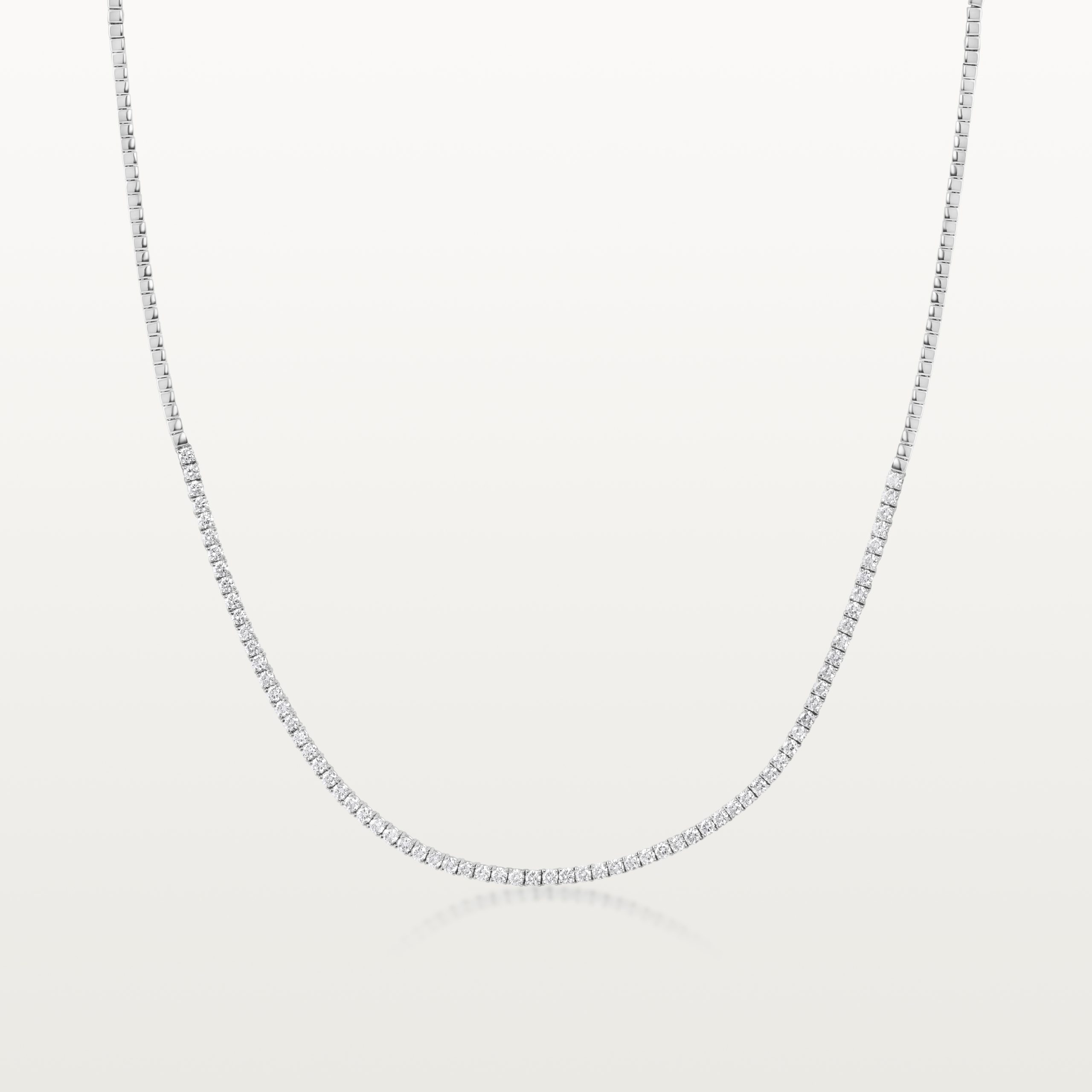 COLLIER RIVIÈRE LES KLASSIQUES, DEMI-SERTI DIAMANTS