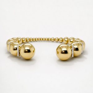 BRACELET BLOOM, GRAND MODELE, SERTI